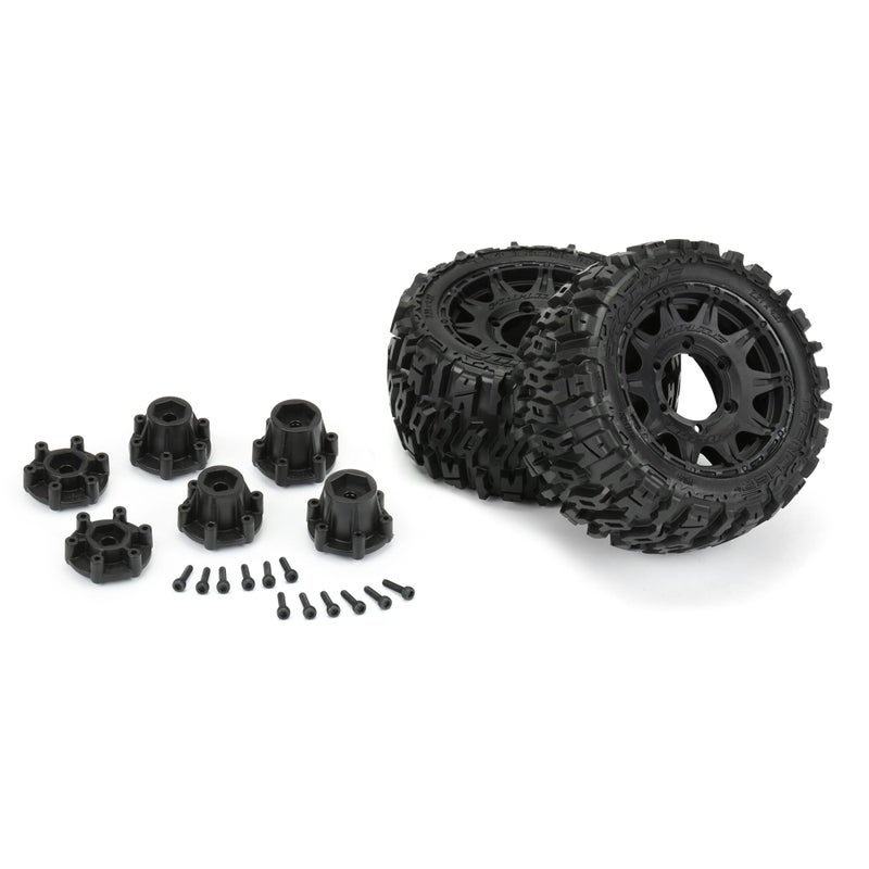 Pro-line Racing Trencher LP 2.8 MTD Raid Black 6x30 F/R PRO1015910 RC Tire - Image 3